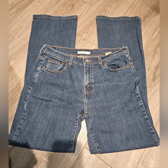 Womens Levi's bootcut 515 red tab jeans size 12 long - Picture 3 of 4